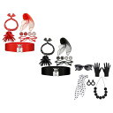 1950年代の女性用コスチューム 手袋 スカーフ レトロコスチューム ホリデー衣装 フェスティバル小道具