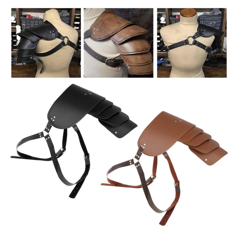 レザーショルダーカバーケープベルトナイトパイレーツコスチューム衣装