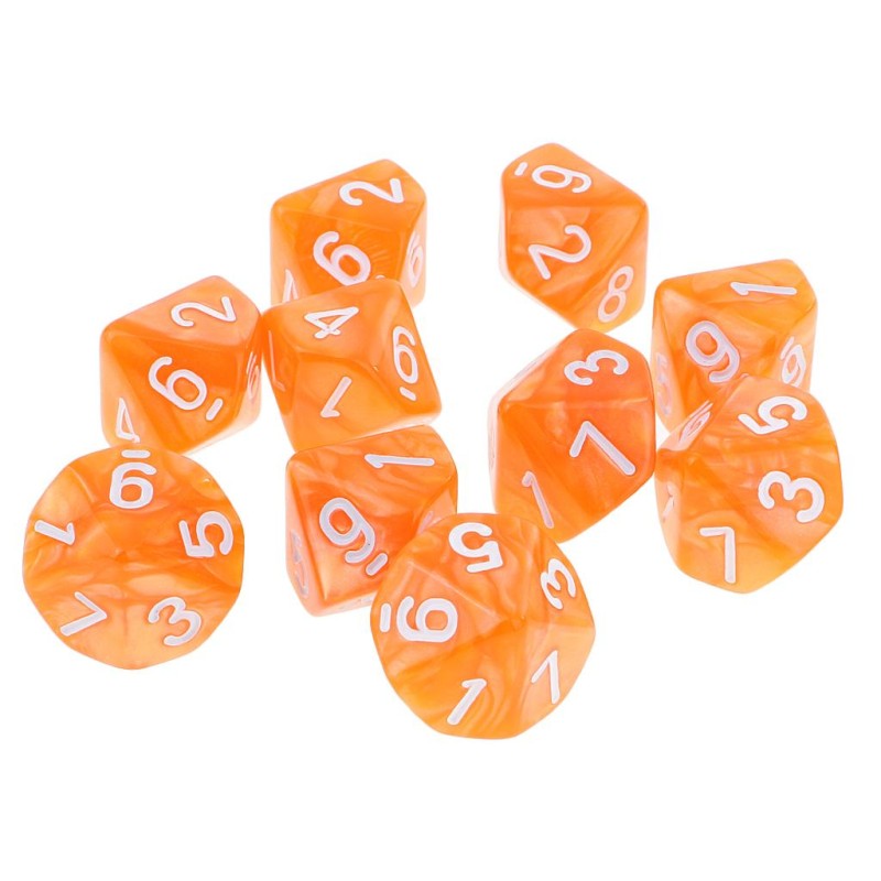 説明: 10 面ダイス D10 多面体ダイス 入り。新品、工場出荷時の完璧な状態のサイコロ。このサイコロセットは、友人や家族と楽しいゲームタイムを過ごせるようデザインされています。プレイの機会: テーブルゲーム、ダンジョンズ&ドラゴンズ、MTG RPG、教育または学校用品に最適です。素材: アクリルサイドサイズ：16mm仕様: 色:写真の通り パッケージに含まれるもの: D10 多面体サイコロ (お好みの数量をお選びいただけます) 注意: 照明効果やモニターの明るさ/コントラスト設定などにより、ウェブサイトの写真と実際の商品の色調が若干異なる場合があることにご注意ください。ご購入前のご案内 ▼本店の玩具類製品は5歳以上のお子様向けです。使用時には必ず大人の監視が必要です。 ● サイズについて：スタッフ間で測り方を統一していますが、実寸に1〜3cmの誤差がある場合がありますのでご了承ください。 ● 商品の色は、撮影時の光やモニターによって異なる場合がありますのでご注意ください。 ● 生地特性により匂いが感じられることがありますが、数日で気にならなくなります。 ● 他店舗と在庫を共有しているため、受注後に欠品となる場合があります。 ▼出荷前には全て検品を行っておりますが、万が一商品に不具合があった場合は、お問い合わせフォームよりご連絡くださいますようお願い申し上げます。営業日に対応いたしますのでご安心ください。10 面ダイス D10 多面体ダイス 入り。新品、工場出荷時の完璧な状態のサイコロ。このサイコロセットは、友人や家族と楽しいゲームタイムを過ごせるようデザインされています。プレイの機会: テーブルゲーム、ダンジョンズ&ドラゴンズ、MTG RPG、教育または学校用品に最適です。素材: アクリルサイドサイズ：16mm