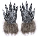ロングネイル ハロウィン ウルフグローブ コスチューム ギフト 指の爪 ペアクローグローブ 足グローブ 小道具用 コスプレ レディース メンズ イースターパーテ...