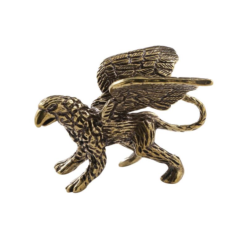 グリフィン シュテート 動物の彫刻 伝説の獣の装飾品 グリフィンの彫刻