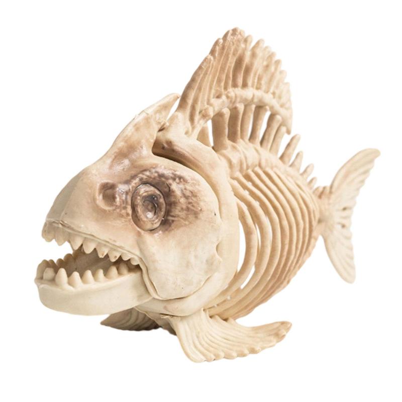 魚の骨格ハロウィーンデコレーション軽量ホームパーティーの装飾不気味な