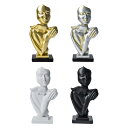 抽象的なカップルの顔の彫刻の愛のフィギュアバレンタインデイギフトカップルハグ彫刻装飾