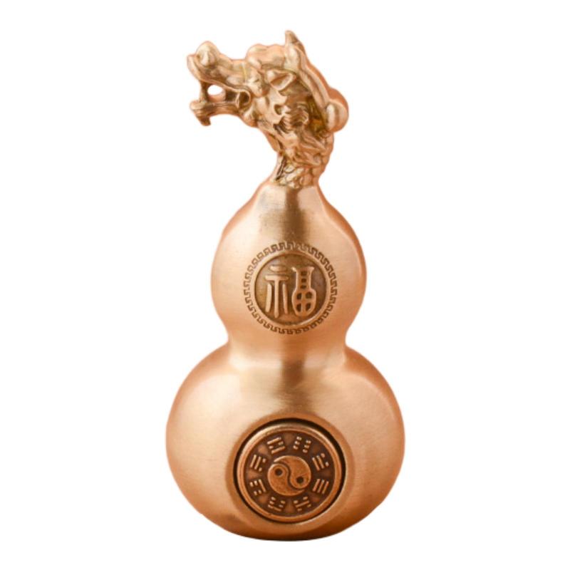銅のラッキーゴウド風水装飾レストランショップの装飾用のお土産