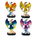 イーグル彫刻樹脂像ギフトコレクションアートワーク工芸品動物置物卓上装飾デスクオフィス屋内キャビネット用