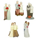 愛するカップルの彫像の結婚式.バレンタインデーギフトデスクトップオーナメントは.入学オフィスのためのミニチュアフィギュアの彫刻を集めています