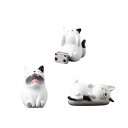 猫の置物猫の彫像コレクティブルホーム装飾クリエイティブアニマルフィギュライン職場のデスクトップリビングルームのかわいいアクションフィギュア