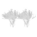 ルアクリルビーズドロップ15cmの100x造花ブーケ