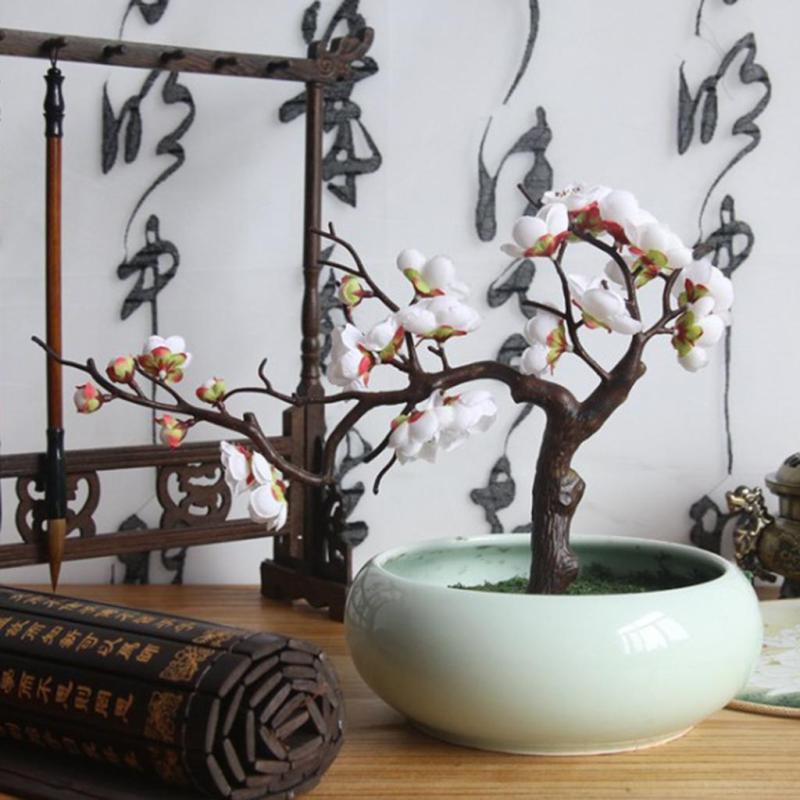 梅の花 造花 梅小枝 屋内 屋外 テーブル 装飾 人工植物 全4色