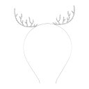 ラインストーンヘッドバンド枝角ヘッドバンドヘアバンド装飾品コスチュームアクセサリーかわいいヘアフープヘアバンドフェスティバル女の子女性用