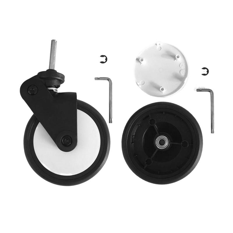 ベビーカーの車輪 耐久性のある幼児用キャリッジ 交換用アクセサリー ゴム ツール付き 乳母車