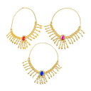 インド装飾品のためのタッセルコスチュームヘッドピースヘアアクセサリーネックレス付きファッションベリーダンスヘッドバンド額頭ヘッドドレス(4)