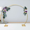 造花のアーチの装飾 Puple バラの花の結婚式の背景の花輪