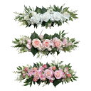 人工結婚式のアーチの花の花の盗みの贈り