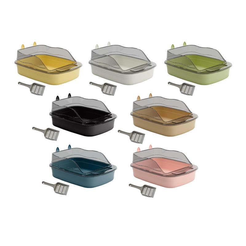 大型トイレ.猫トイレ.ハイサイド砂場.猫トイレ容器.猫トイレ