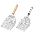 猫用砂スクーパー 深型ふるいシャベル 掃除用具 ハンドル付き 砂クリーナー ペット砂廃棄物スクーパー 子猫用 砂廃棄物