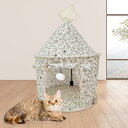 クリスマス猫はトンネル猫のおもちゃをプレイボールキャットハウスキャットとインタラクティブ