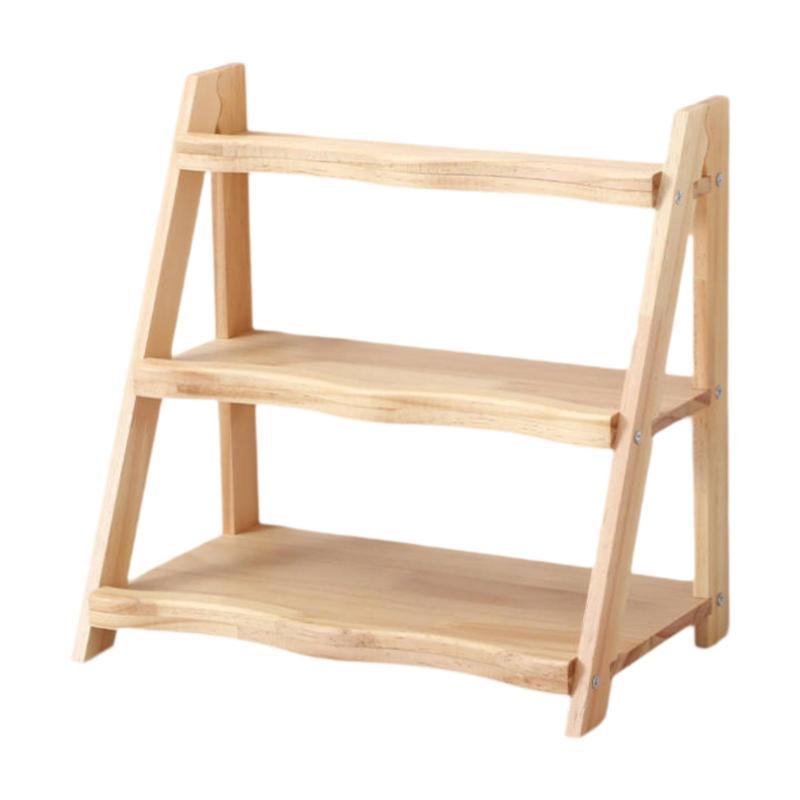 キッチンキャビネットにスパイスやバスルーム用品を飾るための3段オーガナイザー