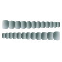 24個グレーバレリーナ棺ネイルフルカバーショート偽ネイルアートのヒントセット