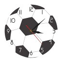サッカーデザイン壁掛け時計