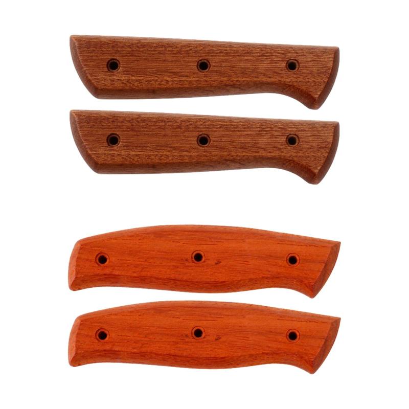 2個 ナイフ修理ハンドル交換用.木製ナイフスケール.木製.アクセサリー DIY 人間工学に基づいたカッター..