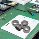 4x 時計ケース裏蓋オープナーダイス 時計ツール 合金 交換部品修理ツール 時計ケース スクリューバックオープナーツール