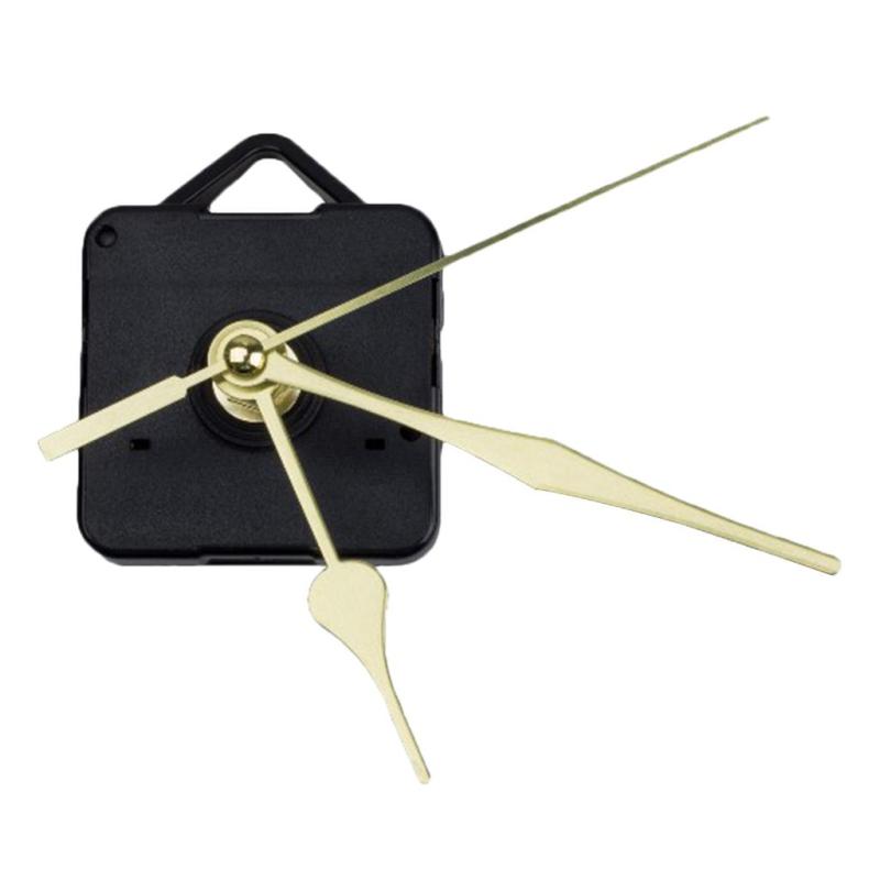 クォーツウォールクロックムーブメント修理DIY時計部品を3つの手に交換 , ブラック+ゴールデン