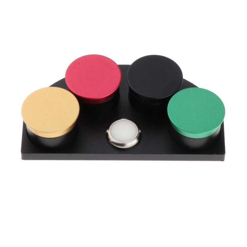 時計オイルカップスタンド オイルディッシュ 4皿 多機能 プロ仕様 便利なオイルトレイ 時計職人用 時計オイルディッピングツール