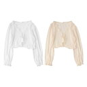 女性用シフォンカーディガン水着アウター薄手ショール女性用花嫁ドレスビーチ