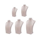 ネックレスディスプレイスタンドジュエリーオーガナイザー収納ラックネックレスチェーンジュエリーバストデスクトップドレッサーカウンタートップ小売店(4)