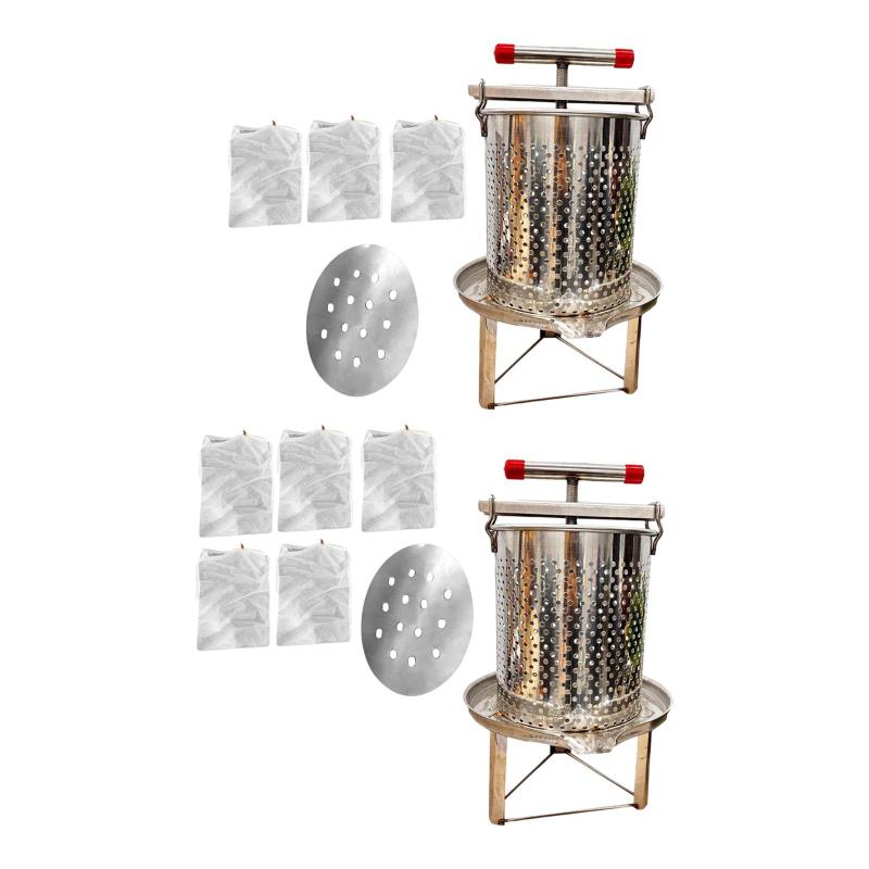 Tハンドハニープレスマシンクラッシャー.実用的な家庭用ワイン製造フルーツワインプレス.ジュース.ハニ..