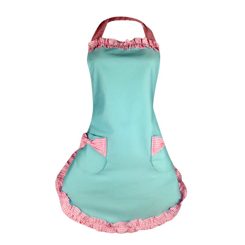 メイド 女性 ポケット付 ちょう結び 全6色 家事