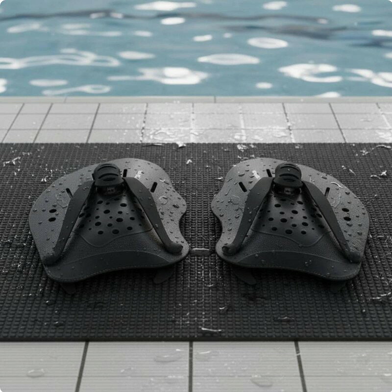 【基本情報】: 効率的なストロークをサポートし、水をつかむ感覚を養うための必須の水泳用品です【主な機能】: 推進力を高めながら正しいフォームへと導く、実用的なトレーニングギアとして活躍します【製品の特徴】: 手の形にフィットする人間工学に基づいた設計のハンドパドルで、長時間の練習でも快適です【セールスポイント】: 複数の排水穴が水の抵抗を最適化し、スムーズな動きを実現するスイムパドルです【使用目的】: 初心者から上級者まで、泳力の向上を目指すすべての方に最適な水泳練習用パドルですご購入前のご案内 ● サイズについて：スタッフ間で測り方を統一していますが、実寸に1〜3cmの誤差がある場合がありますのでご了承ください。 ● 商品の色は、撮影時の光やモニターによって異なる場合がありますのでご注意ください。 ● 生地特性により匂いが感じられることがありますが、数日で気にならなくなります。 ● 他店舗と在庫を共有しているため、受注後に欠品となる場合があります。 ▼出荷前には全て検品を行っておりますが、万が一商品に不具合があった場合は、お問い合わせフォームよりご連絡くださいますようお願い申し上げます。営業日に対応いたしますのでご安心ください。【基本情報】: 効率的なストロークをサポートし、水をつかむ感覚を養うための必須の水泳用品です【主な機能】: 推進力を高めながら正しいフォームへと導く、実用的なトレーニングギアとして活躍します【製品の特徴】: 手の形にフィットする人間工学に基づいた設計のハンドパドルで、長時間の練習でも快適です【セールスポイント】: 複数の排水穴が水の抵抗を最適化し、スムーズな動きを実現するスイムパドルです【使用目的】: 初心者から上級者まで、泳力の向上を目指すすべての方に最適な水泳練習用パドルです