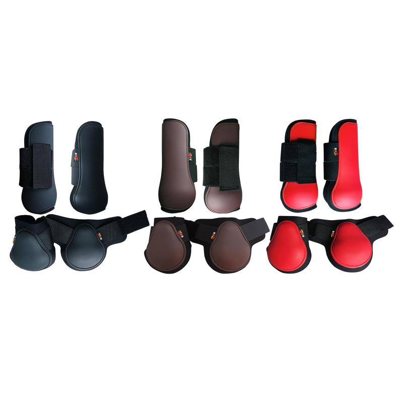 馬の腱ブーツオープンフロント/馬用フェブーツ.4個セット