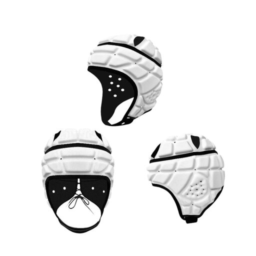 ラグビーヘルメットフットボールヘルメット超軽量保護アクセサリー投手スポーツ演奏のための通気性ヘッドガード保護キャップ ラグビーヘルメットフットボールヘルメット超軽量保護アクセサリー投手スポーツ演奏のための通気性ヘッドガード保護キャップ
