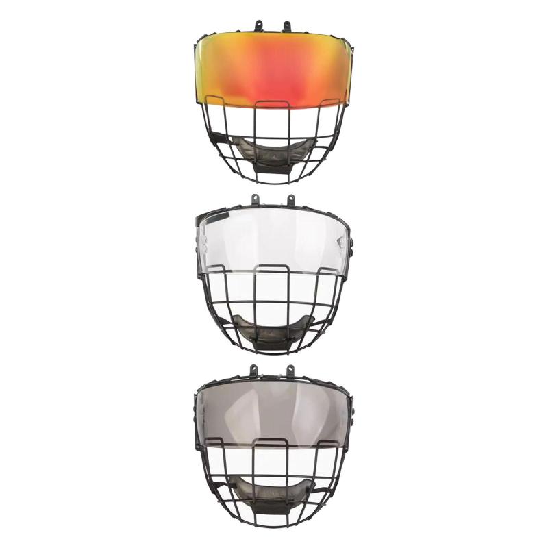 ホッケーバイザー ホッケーヘルメットケージ プロフェッショナル 女性 男性 大人 傷防止 ヘルメットマスク フェイスマスク バイザー 顔面保護