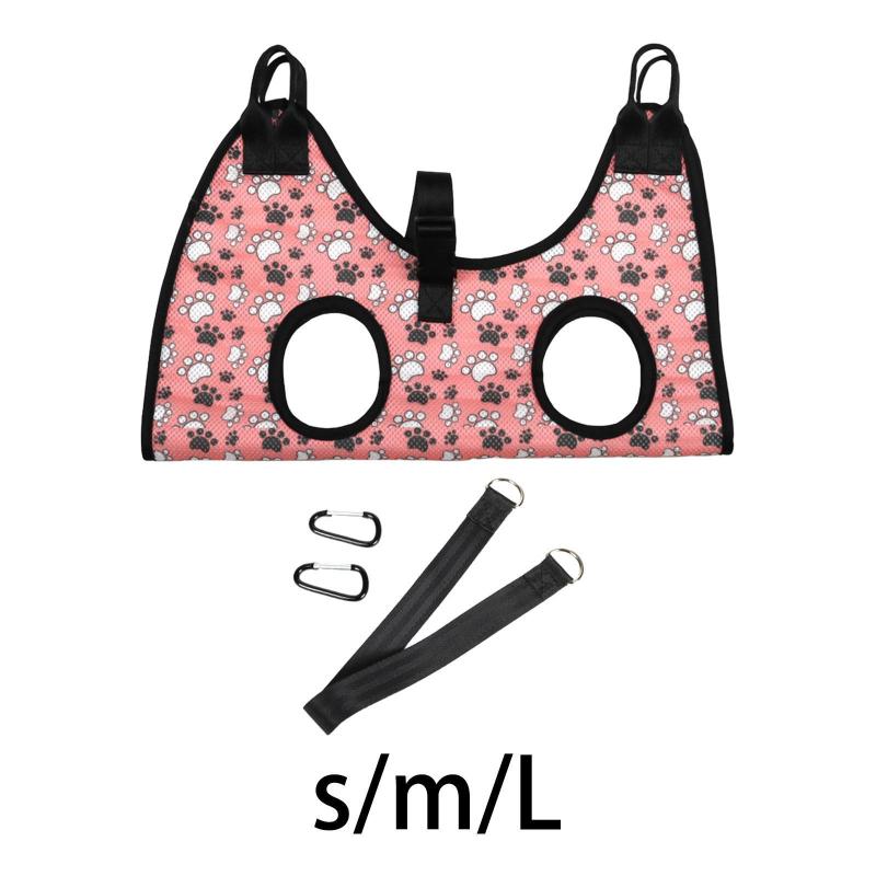 ペットグルーミングハンモックハーネス ハンモックヘルパー ペットバス 爪切りハーネス