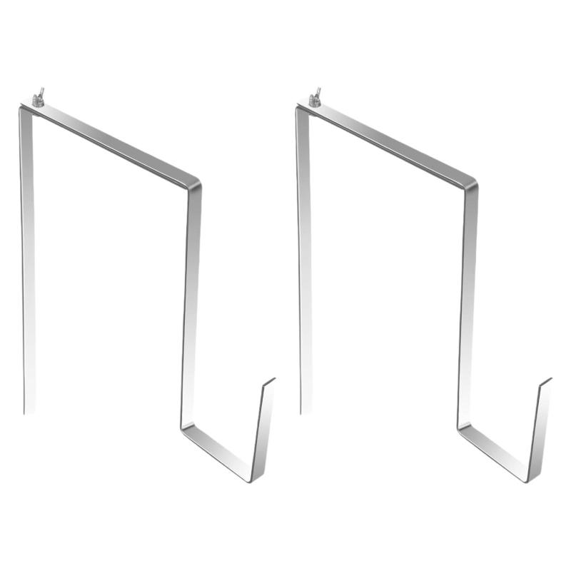 墓石用リースハンガー 墓石装飾 取り付け簡単 ステンレススチール製 墓地用リースホルダー 墓石用 クリスマス用 2個セット