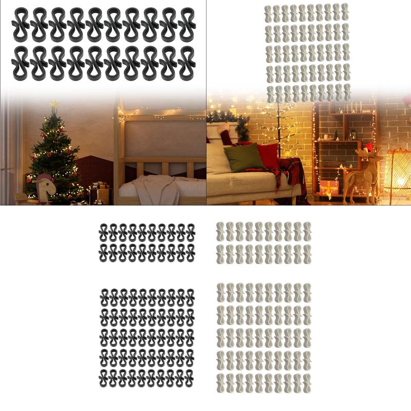 屋外ライトストリングスフック多機能実用的なハングガターフックホリデーオーナメントタオルオフィス