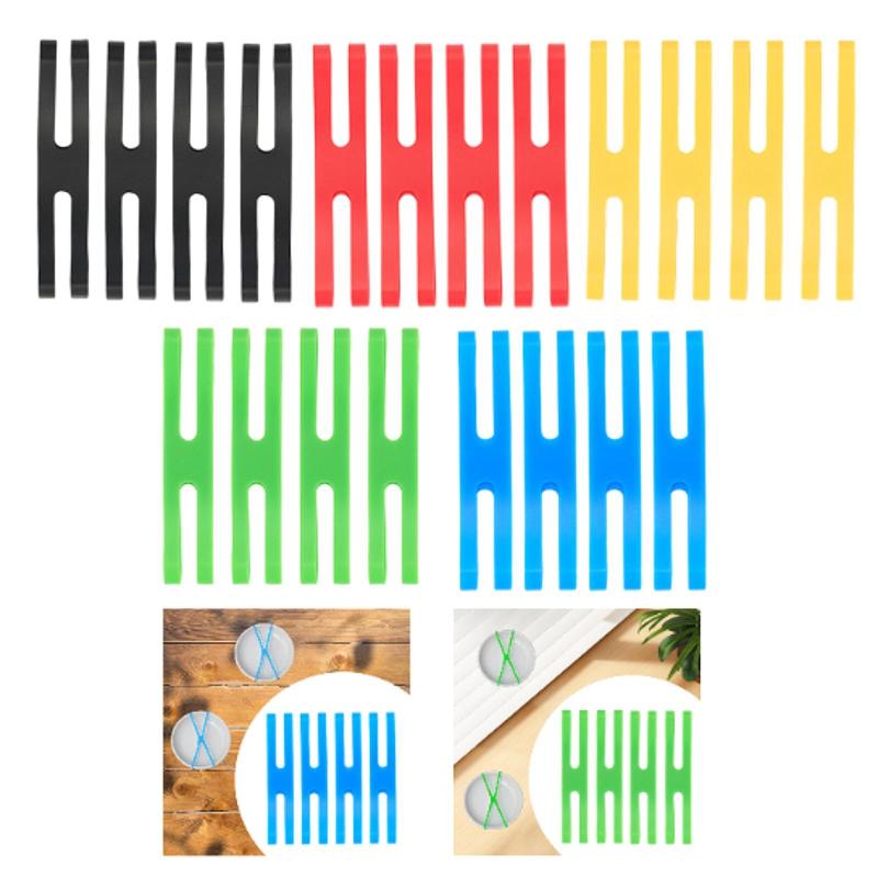 4個入り シリコンゴムバンド ピクニックプレートラッピングバンドアクセサリー 12.3cmx2.3cm Hバンド ..