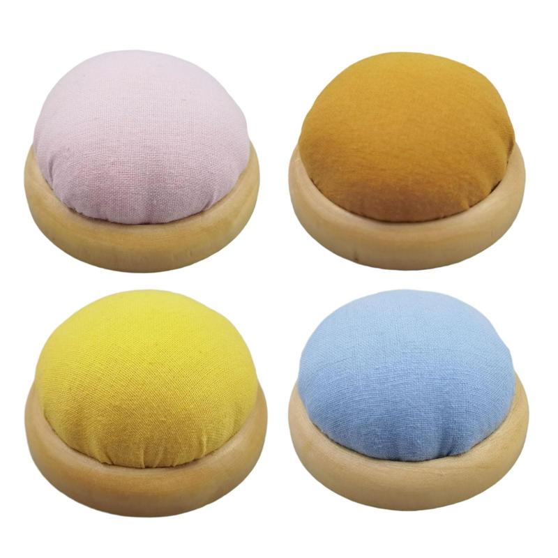 ピンクッションニードルホルダーラウンドクッションピンホルダー汎用性コンパクトミーティングピンホルダーニードルピンコシオンDIYクラフト縫製