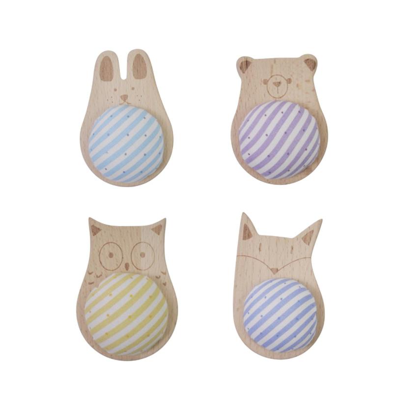 縫製針ピンクッションニードルホルダー軽量縫製ツールアクセサリーキルティング針の刺繍のための木製の..