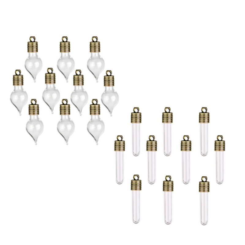 20個の空のボーム結婚式用ペンダントジュエリーDIYミニ