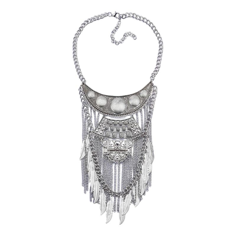 ステートメントネックレス.ジュエリー.ボヘミアンペンダント.エスニックトライバルジュエリー