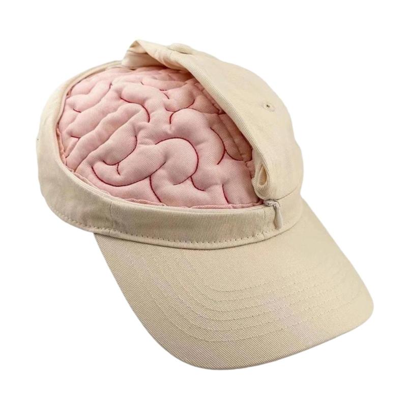 脳野球帽 ポータブルサンバイザーハット ハロウィンテーマパーティー オフィス用