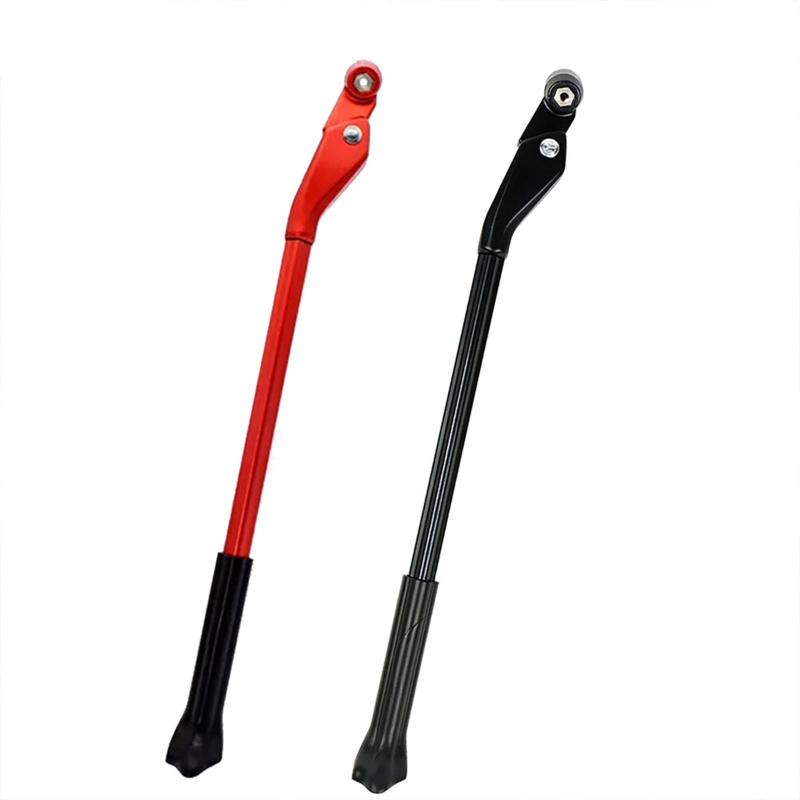 自転車キックスタンド 自転車キックスタンド 頑丈 24インチ-29インチホイール用 アルミ合金製 高さ調節..