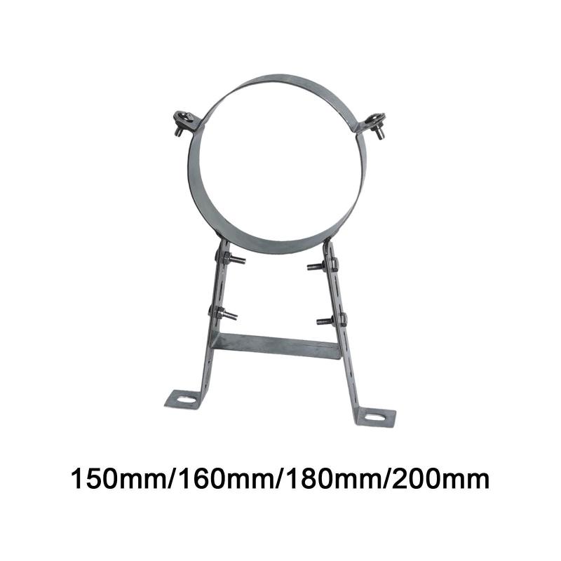 煙突パイプブラケット 頑丈なポータブル 304 ステンレススチール製暖炉設備
