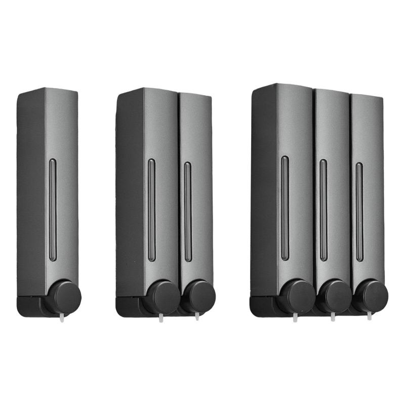 ウォールマウントリキッドソープディスペンサーハンドコントロール液体コンテナ商用シャンプーディスペンサーローションコンテナRV洗面所