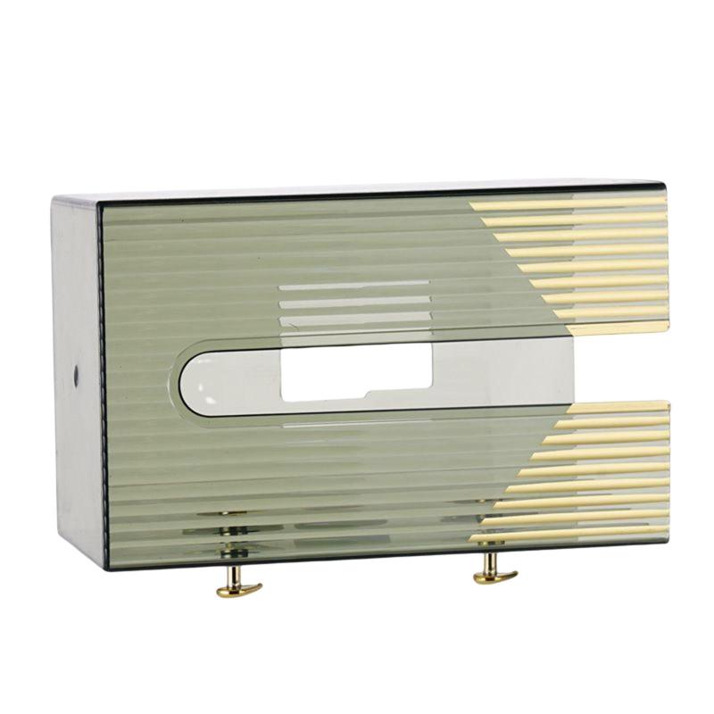 壁掛けティッシュボックス ハンギングラック ナプキンボックス バスルーム カウンタートップ ダイニン..