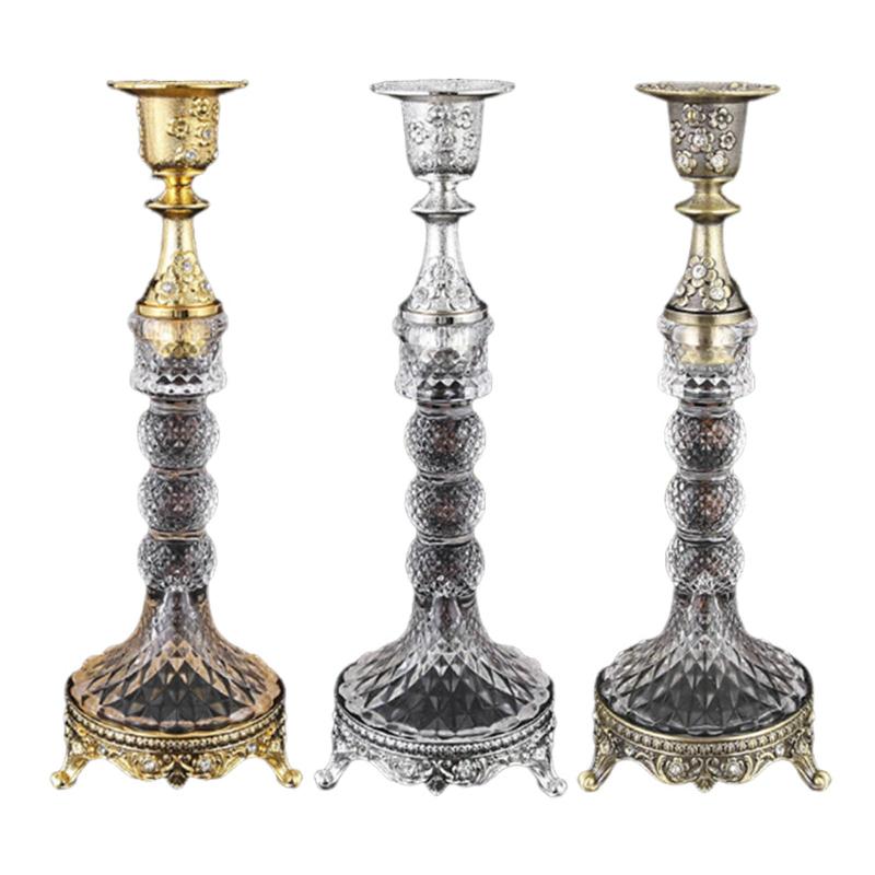 キャンドルスティックホルダー テーパーキャンドルホルダー キャンドルホルダー モダンキャンドルスタンド テーブルセンターピース マントルピース キャンドルライトディナーパーティー用